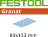 Afbeeldingen van Festool Schuurstrook Granat 80 x 133mm P80 doos van 10 stroken