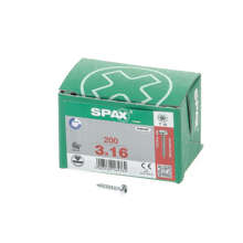 Afbeeldingen van Spax Spaanplaatschroef cilinderkop verzinkt T-Star T10 3.0x16mm (per 200 stuks)