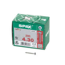 Afbeeldingen van Spax Spaanplaatschroef cilinderkop verzinkt T-Star T20 4.0x30mm (per 200 stuks)