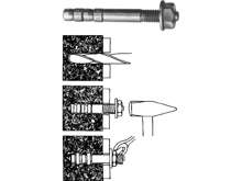 Afbeeldingen van Doorsteekanker S-KA m16 x 168mm dikte 50mm