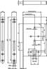 Afbeeldingen van Lips Cilinder kastslot serie 2455 17 U20 60mm