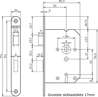 Afbeeldingen van Nemef Klavier dag- en nachtslot deurslot type 1266/5-50 sl56 DIN links