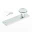 Afbeeldingen van Hoppe Knop op schild F1 54/202kp/bl.