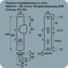 Afbeeldingen van Axa Veiligheidsbeslag s-knop F1 ktb PC92mm 6665-51-11/92