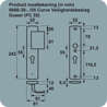 Afbeeldingen van Axa Veiligheids langschild rechts duwer PC72mm F1 6660-30-11/72