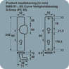 Afbeeldingen van Axa Veiligheidsbeslag s-knop omkeerbaar F1 PC72mm 6660-51-11/72