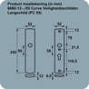 Afbeeldingen van Axa Veiligheidslangschilden F1 buiten blind / binnen PC72mm 6660-12-11/72