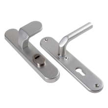 Afbeeldingen van Ami Kruk/knop schild, aluminium veiligheidsbeslag 250/15 - 145 KT  links f1 PC92 + 369 dd=38-45