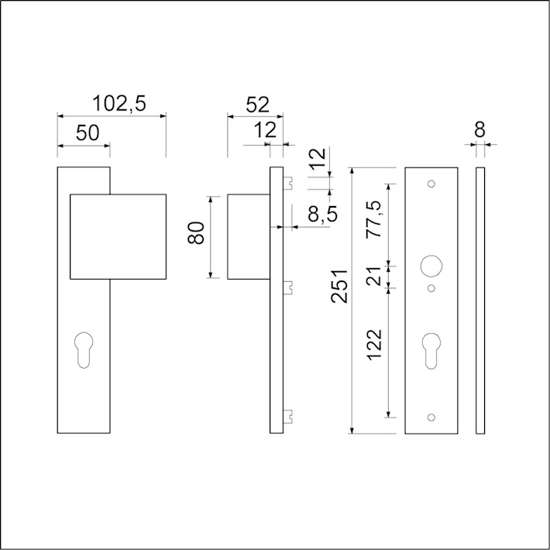 Afbeeldingen van Ami Veiligheidslangschildengarn.251/50 80/90 pc55 f1