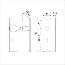 Afbeeldingen van Ami Kortschild 180/41 RH PC55 alu F1