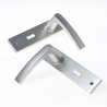 Afbeeldingen van Nemef Kruk/kruk schild aluminium 3251 Sl 72- F1 Din links en rechts