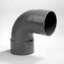 Afbeeldingen van Bocht 2x lijmmof 90° PVC keurmerk BRL52100 110mm