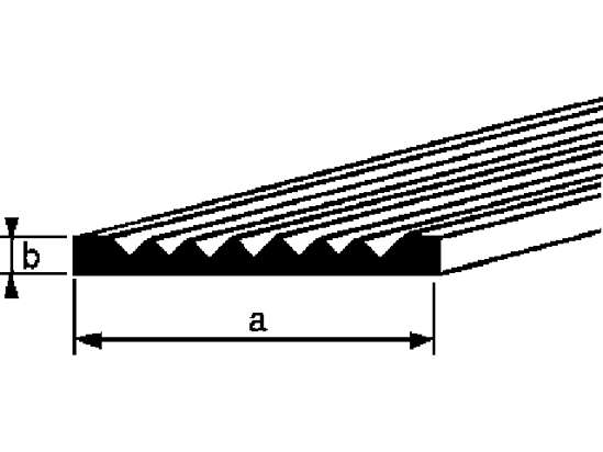 Afbeeldingen van Slijtstaaf aluminium geboord 50 x 3mm