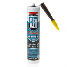 Afbeeldingen van Soudal Lijmkit MS polymer Fix All zwart 290ml