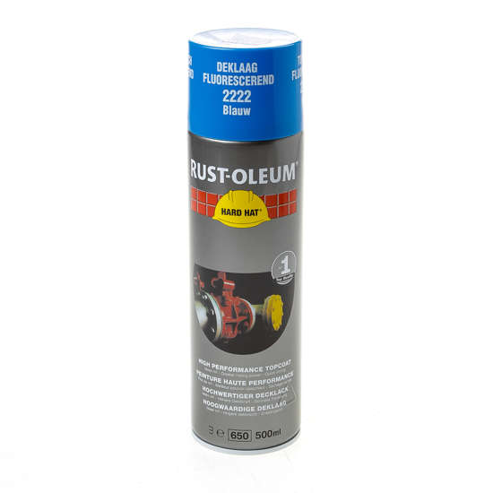 Afbeeldingen van Rust-Oleum Hard Hat fluorescerend blauw 500ml