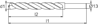 Afbeeldingen van HSS metaalboor afgedraaide schacht diameter 17.5mm