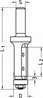 Afbeeldingen van HM keermeskantfrees D03 diameter 22 x 20 x 62 x schacht 8mm