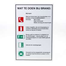 Afbeeldingen van Sticker Calamiteitenbordje