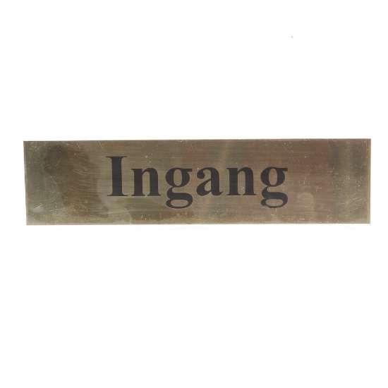 Afbeeldingen van Sticker Ingang d6039