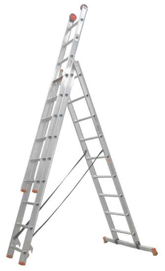 Afbeeldingen van Altrex All Round 3-delige reformladder AR 3060 3 x 9