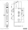 Afbeeldingen van Nemef Deurslot PC72mm DIN L type 569/4-50 DIN links