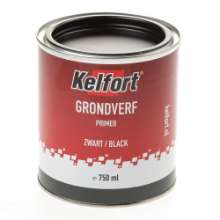 Afbeeldingen van Grondverf zwart 750ml-