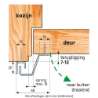 Afbeeldingen van Secustrip Plus buitendraaiend wit lengte 2115mm terugligging 7-13mm SKG* 1010.161.02