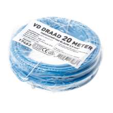 Afbeeldingen van Vd.draad  blauw 2.5mm (20mtr)