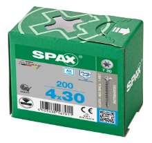 Afbeeldingen van Spax Spaanplaatschroef lenskop RVS T-Star T20 4.0x30mm (per 200 stuks)