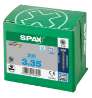 Afbeeldingen van Spax Spaanplaatschroef platverzonken kop RVS T-Star T10 voldraad 3.0x35mm (per 200 stuks)