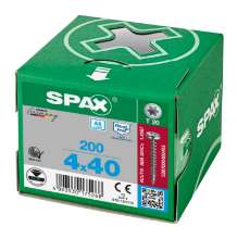 Afbeeldingen van Spax Spaanplaatschroef cilinderkop RVS T-Star T20 4.0x40mm (per 200 stuks)