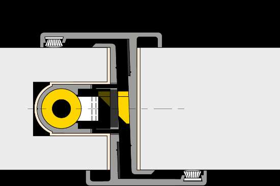 Afbeeldingen van Alprokon Deurnaald P-F 19-1 40/2450mm links