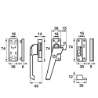 Afbeeldingen van Axa Raamsluiting met nok met drukknop afsluitbaar links opbouw F2 3320-61-92/E