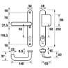 Afbeeldingen van AXA vh gr/kr smalschild RD F1 6768 pc92 ktb