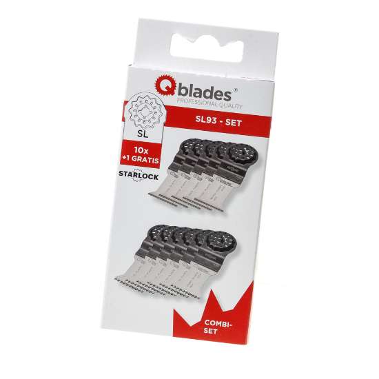 Afbeeldingen van Qblades SL93 Set Hout 5X SL04 + 6X SL06