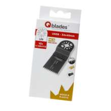 Afbeeldingen van Qblades UN06 Multitoolzaagblad Prc 34X40mm Hcs 10+1 stuk gratis