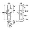 Afbeeldingen van Axa Veiligheidsbeslag s-knop F1 ktb PC55mm 6665-51-11/55