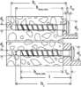 Afbeeldingen van Betonschroef FBS II 6x40/5 grote bolkop Ø17,5