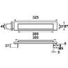 Afbeeldingen van AXA Briefplaat Curve Plus dd38-54mm Inox