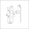 Afbeeldingen van Ami knopschild 160/40 180/41 rh pc 55 zwart