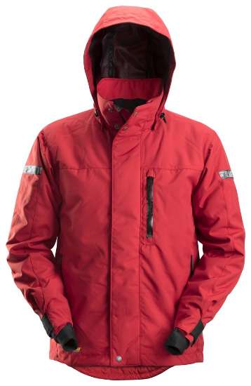 Afbeeldingen van Winterjack 37.5 iso waterpr 1102 rood/zw XL