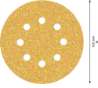 Afbeeldingen van Schuurschijf 8-gats wood and paint diameter 125mm K40 blister van 5 schijven