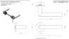 Afbeeldingen van BASICS LB2-19 deurkruk op rozet 6mm RVS