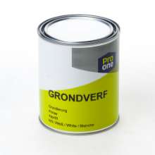 Afbeeldingen van ProOne grondverf wit 750ml