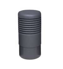 Afbeeldingen van Losse kap voor Ross Ventilatieschacht 160mm, kleur donkergrijs