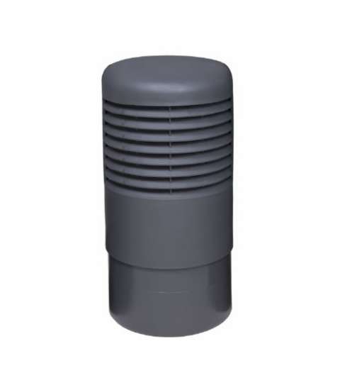 Afbeeldingen van Losse kap voor Ross Ventilatieschacht 160mm, kleur donkergrijs