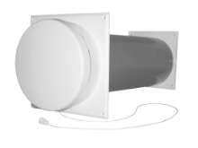Afbeeldingen van Muurdoorvoerset Fresh 100dB compleet wit
