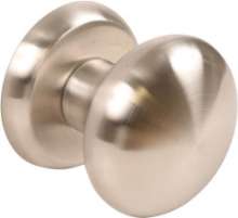 Afbeeldingen van Oxloc RVS voordeurknop vast op rozet 70mm