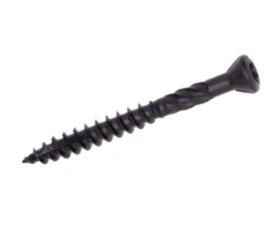 Afbeeldingen van Woodies potdekselschroef rvs zwart T25 5x60mm