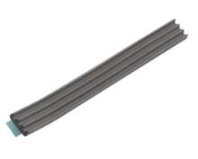 Afbeeldingen van Tochtprofiel zelfkl. K-prof 2-3mm zwart 7.5m